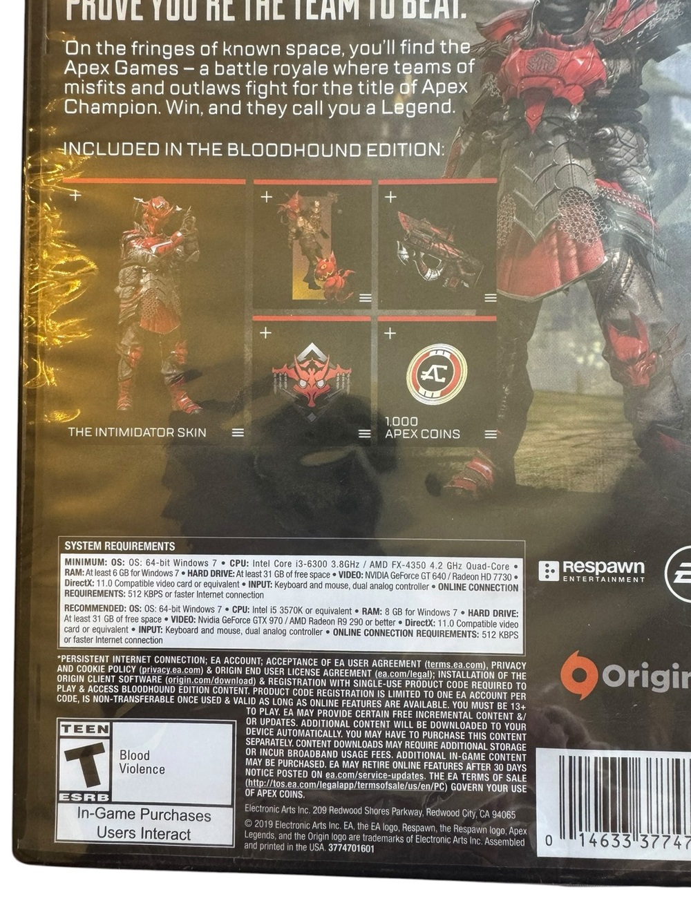 Origins Apex Legends PC Game - Red Cover - Picture 3 of 5